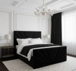 Sun Rise Bed With Silver Stripes