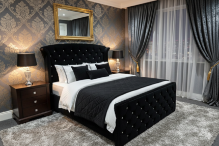 Imperial Bed with Crystal Diamond