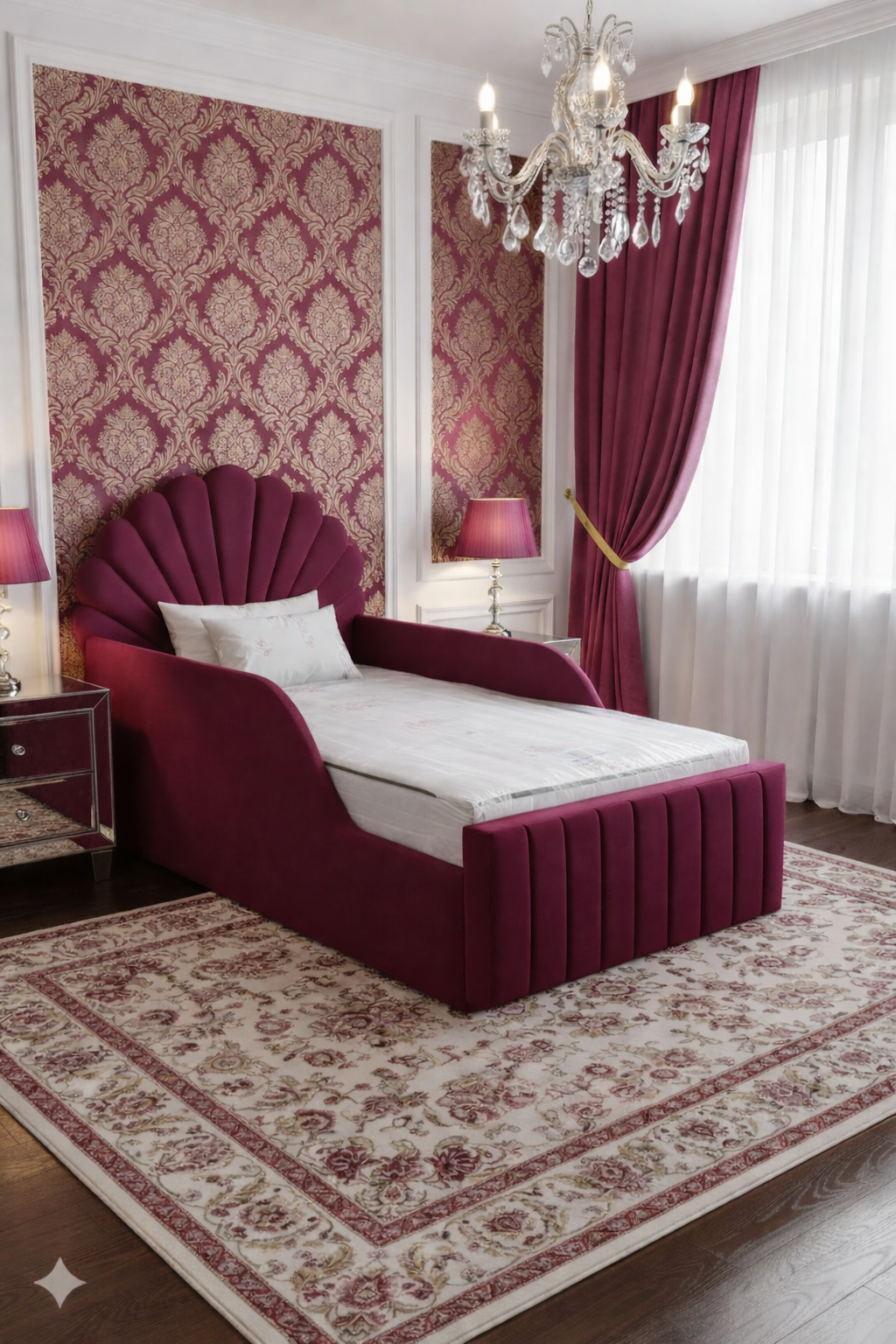 princess bed with safety panels princess bed with safety panels