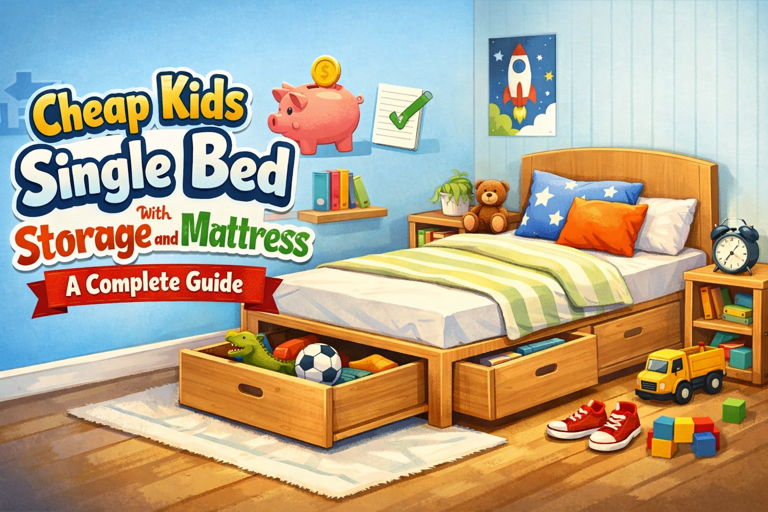 Cheap Kids Single Bed with Storage and Mattress A Complete Guide