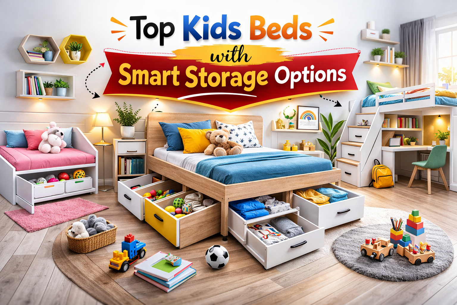 Top Kids Beds with Smart Storage Options