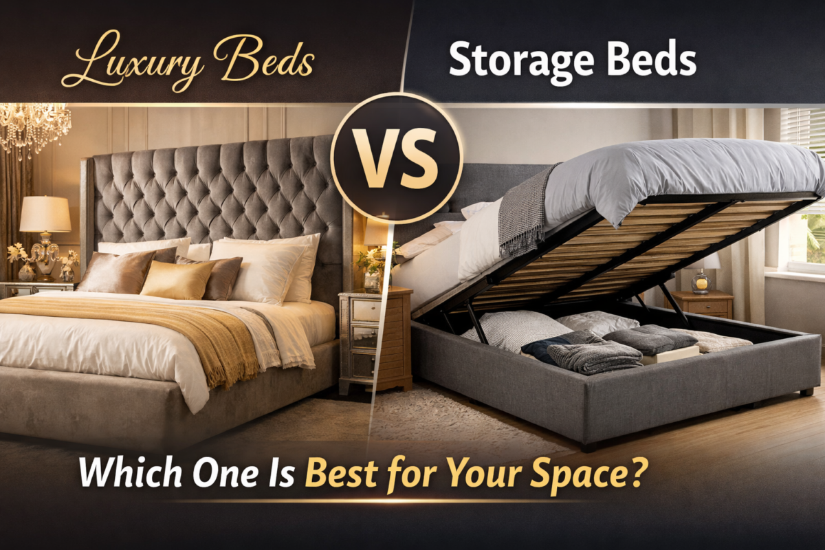 Luxury vs Storage Beds: Which One Is Best for Your Space?