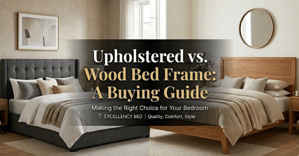 Upholstered vs. Wood Bed Frame A Buying Guide